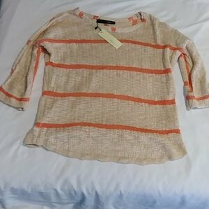 NWT Sugar Lips womens 3/4 top